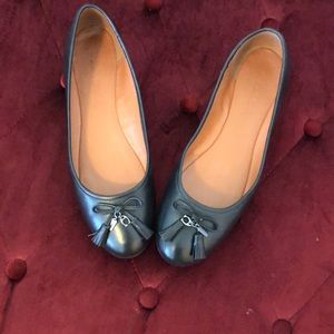 Coach black flats